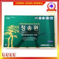 Tinh Dầu Thông Đỏ Hàn Quốc Cheongsongwon Hộp Xanh 180 viên, Korea Boss