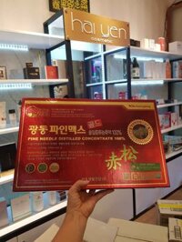 Tinh dầu thông đỏ Kwangdong chính hãng hàng hiệu thuốc hạ men gan, giảm mỡ máu