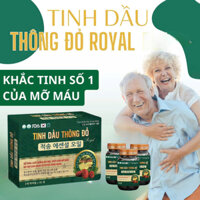 Tinh dầu thông đỏ Royal giúp cân bằng huyết áp, giảm mỡ máu, ngừa tai biến, an thần - Hộp 90 viên