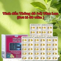 Tinh dầu Thông đỏ vỉ - Tâm Lan (Set 50 viên) tặng 1 hộp Trà