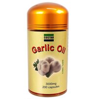 Tinh dầu tỏi Costar Garlic Oil 3000mg của Úc giảm cholesterol phòng ngừa cảm cúm lọ 200 viên