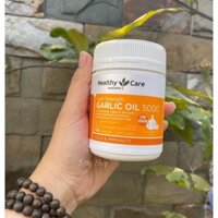 TINH DẦU TỎI HEALTHY CARE GARLIC OIL 5000mg LỌ 150 VIÊN