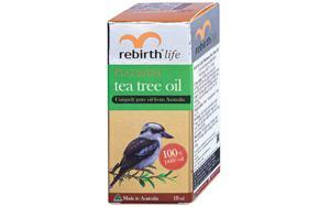 Tinh dầu tràm trà trị mụn Rebirth Life Platinum Tea Tree Oil 10Ml