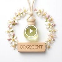 Tinh Dầu Treo Hoa Bưởi 10ml Cho Phòng Ngủ – Lọ Thủy Tinh Táo Khuyết – Hương Ngọt Thanh, Dễ Ngủ