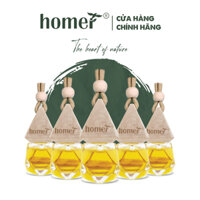 Tinh Dầu Treo Xe Homer 7ML - Khử Mùi Xe Hơi, Treo Thơm Phòng, Treo Tủ - Tinh dầu treo Sả chanh Bạc Hà Quế - Gỗ Hồng