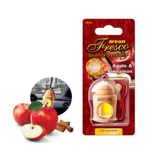 Tinh dầu treo xe ô tô hương táo & quế – Areon Fresco Apple & Cinnamon