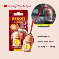 Tinh dầu treo xe ô tô hương táo & quế – Areon Fresco Apple & Cinnamon