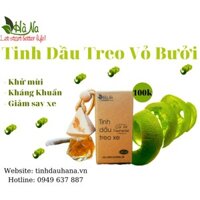 Tinh dầu treo xe vỏ bưởi - Khử mùi ô tô, giảm say xe - Tinh Dầu Hà Na