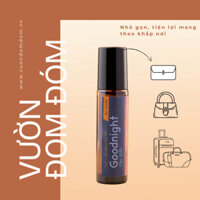 Tinh Dầu Vườn Đom Đóm Goodnight Từ Oải Hương, Tuyết Tùng Cho Người Lớn Gíup Ngủ Ngon Dùng Trên Da Chai Lăn 10ml TDL04
