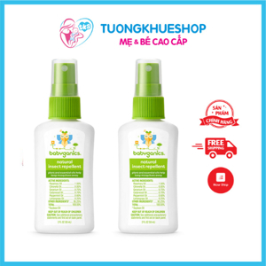 Tinh dầu xịt chống muỗi Babyganics 59ml