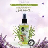 Tinh Dầu Xịt Chống Muỗi, Côn Trùng PHUTAWAN 100ML Thái Lan