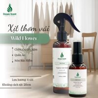 Tinh Dầu Xịt Thơm Vải Wild Flower (Hương Hoa Huệ Tây) – 50ml/200ml