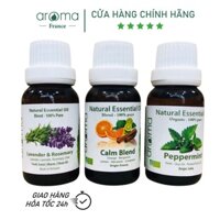 Tinh dầu xông Aroma Hoa Oải Hương & Hương Thảo , Cam Quế , Bạc Hà 10ml