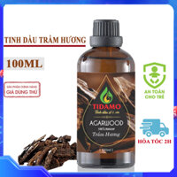 Tinh Dầu Xông Phòng Chai Lớn 100ML, Tự Chọn Mùi  Chính Hãng TIDAMO, Chiết xuất Tự Nhiên, Có Kiểm Nghiệm  Xông Thơm Phòng, Thư Giãn và Bảo Vệ Sức Khỏe - Trầm Hương 100ml Agarwood