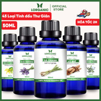 Tinh Dầu Xông Phòng Thư Giãn, Đuổi Muỗi 50ml LORGANIC Sả Chanh, Quế, Bạc Hà, Oải Hương Lavender, Tràm, Ngọc Lan Tây, Hương Thảo, Stress Relief, Sensual, Cam, Vỏ Bưởi, Bạch Đàn Chanh, Bưởi Chùm, Hoắc Hương, Long Não, Pơ Mu, Gỗ Thông - LONG NÃO 50ML