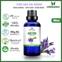 Tinh Dầu Xông Phòng Thư Giãn, Đuổi Muỗi 50ml LORGANIC Sả Chanh, Quế, Bạc Hà, Oải Hương Lavender, Tràm, Ngọc Lan Tây, Hương Thảo, Stress Relief, Sensual, Cam, Vỏ Bưởi, Bạch Đàn Chanh, Bưởi Chùm, Hoắc Hương, Long Não, Pơ Mu, Gỗ Thông - Oải hương 50ml