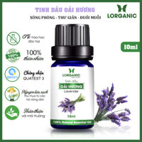 Tinh Dầu Xông Phòng Thư Giãn, Đuổi Muỗi 10ml LORGANIC Sả Chanh, Quế, Bạc Hà, Oải Hương Lavender, Tràm, Ngọc Lan Tây, Hương Thảo, Stress Relief, Sensual, Cam, Vỏ Bưởi, Bạch Đàn Chanh, Bưởi Chùm, Hoắc Hương, Long Não, Pơ Mu, Thông Đen - OẢI HƯƠNG 10ML