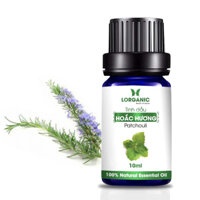 Tinh Dầu Xông Phòng Thư Giãn, Đuổi Muỗi 10ml LORGANIC Sả Chanh, Quế, Bạc Hà, Oải Hương Lavender, Tràm, Ngọc Lan Tây, Hương Thảo, Stress Relief, Sensual, Cam, Vỏ Bưởi, Bạch Đàn Chanh, Bưởi Chùm, Hoắc Hương, Long Não, Pơ Mu, Thông Đen - HOẮC HƯƠNG 10ML