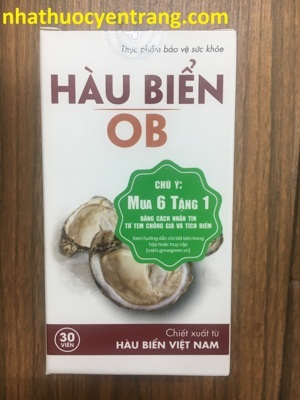 Tinh Hàu Biển Ob Tăng Cường Sinh Lý Nam Giới (Hộp 30 Viên)