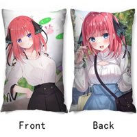 Tinh hoa Quintuplets Nakano Nino Miku Yotsuba Itsuki Ichika Gotoubun No Hanayome 5-toubun Vỏ gối hình chữ nhật Nửa thân Anime Ôm Gối Đệm