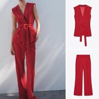Tính khí Zara với áo Vest không tay2390198Quần loe2377198