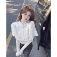 Tinh Khiết Desire Tính Khí Mềm Mại Sáp Áo Len Nửa Cổ Rùa Dệt Kim Áo Sơ Mi Ngoài Nữ Thiết Kế Niche Khăn Choàng Dệt Kim Top 1.11
