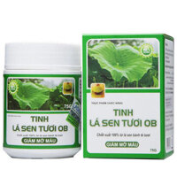 Tinh Lá sen tươi OB, chiết xuất 100% từ lá sen bánh tẻ tươi