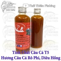 Tinh mùi câu cá, hương dụ cá rô phi cá diêu hồng T5 chuyên dùng câu tay câu đài câu tự nhiên kích thích cá nhanh ăn mồi