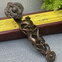 Tính năng Sáng Tạo Retro Nhân Sâm Life Ruyi Cũ Bột Đồng Cổ Trang Trí Học Tập Trung Quốc Trang Trí Nhà Cửa 5.28