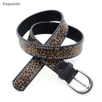 [Tinh tế] Thắt lưng kim cương giả hình con báo / rắn thời trang dành cho nữ bằng da PU Bling Crystal Dây thắt lưng lấp lánh có thể điều chỉnh cho bữa tiệc câu lạc bộ [vn]