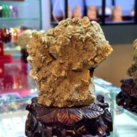 Tinh Thể Đá Vàng Găm Thiên Nhiên ( Pyrit ) – DTB169 (Sao chép)