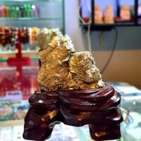 Tinh Thể Đá Vàng Găm Thiên Nhiên ( Pyrit ) – DTB166