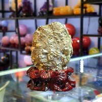 Tinh Thể Đá Vàng Găm Thiên Nhiên ( Pyrit ) – DTB170