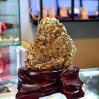 Tinh Thể Đá Vàng Găm Thiên Nhiên ( Pyrit ) – DTB163 (Sao chép)