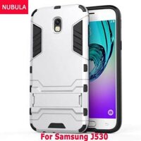 Tinh Vân Cho Samsung Galaxy J530 / J5 Pro 360 Độ Siêu-Mỏng Cứng Cover Quay Lại Có Thể Tháo Rời 2 Trong 1 Lai Vỏ Giáp Trường Hợp Dual-Hai Lớp Đầy Đủ Ốp Chống Sốc Bảo Vệ Bìa/Chống Rơi Điện Thoại Bìa Với Chân Đế Tích Hợp Sạc