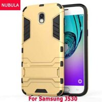 Tinh Vân Cho Samsung Galaxy J530 / J5 Pro 360 Độ Siêu-Mỏng Cứng Cover Quay Lại Có Thể Tháo Rời 2 Trong 1 Lai Vỏ Giáp Trường Hợp Dual-Hai Lớp Đầy Đủ Ốp Chống Sốc Bảo Vệ Bìa/Chống Rơi Điện Thoại Bìa Với Chân Đế Tích Hợp Sạc