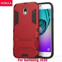 Tinh Vân Cho Samsung Galaxy J530 / J5 Pro 360 Độ Siêu-Mỏng Cứng Cover Quay Lại Có Thể Tháo Rời 2 Trong 1 Lai Vỏ Giáp Trường Hợp Dual-Hai Lớp Đầy Đủ Ốp Chống Sốc Bảo Vệ Bìa/Chống Rơi Điện Thoại Bìa Với Chân Đế Tích Hợp Sạc