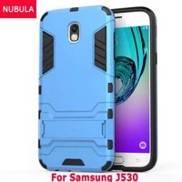 Tinh Vân Cho Samsung Galaxy J530 / J5 Pro 360 Độ Siêu-Mỏng Cứng Cover Quay Lại Có Thể Tháo Rời 2 Trong 1 Lai Vỏ Giáp Trường Hợp Dual-Hai Lớp Đầy Đủ Ốp Chống Sốc Bảo Vệ Bìa/Chống Rơi Điện Thoại Bìa Với Chân Đế Tích Hợp Sạc