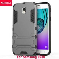 Tinh Vân Cho Samsung Galaxy J530 / J5 Pro 360 Độ Siêu-Mỏng Cứng Cover Quay Lại Có Thể Tháo Rời 2 Trong 1 Lai Vỏ Giáp Trường Hợp Dual-Hai Lớp Đầy Đủ Ốp Chống Sốc Bảo Vệ Bìa/Chống Rơi Điện Thoại Bìa Với Chân Đế Tích Hợp Sạc