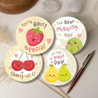 (Tình Yêu Thăng Hoa) Combo 4 đế lót ly đá gốm