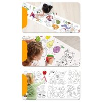 Tình Yêu * Trẻ Em Vẽ Cuộn Giấy Tô Màu Cuộn Cho Trẻ Em 118x11 8 Inch Dính DIY Tranh Vẽ Giấy Cuộn Cho Toddle