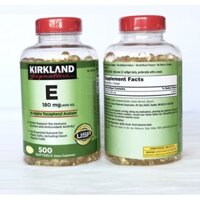 TiniMart-Viên uống bổ sung Vitamin E 400 IU Kirkland Signature, 500 viên