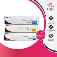 Tinotin Tretinoin USP gel 0.025% 0.05% 0.1% 20g Ấn giảm mụn chống lão hóa da