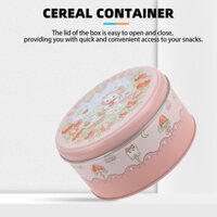 Tinplate Cookie Thiếc Thỏ Phục Sinh Kẹo Hộp Thiếc Đồ Ăn Nhẹ Quà Tặng Thiếc Cookie Goodies Jar