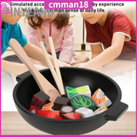 TinyLand Trẻ em Cảnh nấu ăn Mô phỏng Rau củ Nhà bếp bằng gỗ Bộ đồ chơi trẻ Dụng cụ nướng