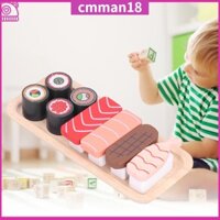 TinyLand Trẻ em Đồ chơi Sushi bằng gỗ An toàn Màu sắc đầy màu sắc? Bộ nhanh với vẻ ngoài tươi sáng cho trường học trẻ em