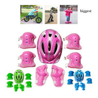 Tinysiry 1 Bộ Đồ Bảo Vệ Trượt Băng Con Lăn Trẻ Em Có Đầu Gối Khuỷu Tay Miếng Lót Lòng Bàn Tay Bảo Vệ Mũ Bảo Hiểm Trượt Ván Đi Xe Đạp Thể Thao Tập Đi Tập Đi Khuỷu Tay Miếng Lót Bảo Vệ