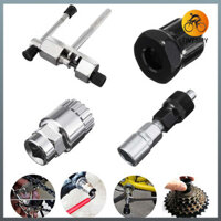 [Tinysiry] 4 Cái / bộ Bộ Dụng Cụ Sửa Chữa Tay Nghề Tốt Loại Bỏ Quay Thép Carbon Xe Đạp Xích Dụng Cụ Phách Cho Ngoài Trời