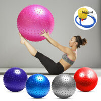Tinysiry 75cm Tập Luyện Tròn Thể Dục Bơm Hơi Cân Bằng Cơ Thể Pilates Bóng Tập Yoga Có Bơm