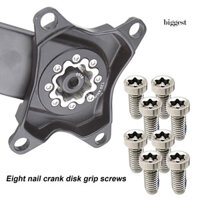 Tinysiry 8 Chiếc Bu Lông Xích Đá Sợi Chính Xác Xe Đạp Thép Không Gỉ Cường Độ Cao MTB Phanh Đĩa Vít Quay Bu Lông Cho Sram
